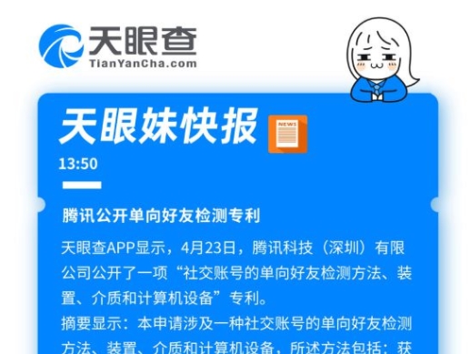 腾讯公开新专利 网友表示：TX缺钱了