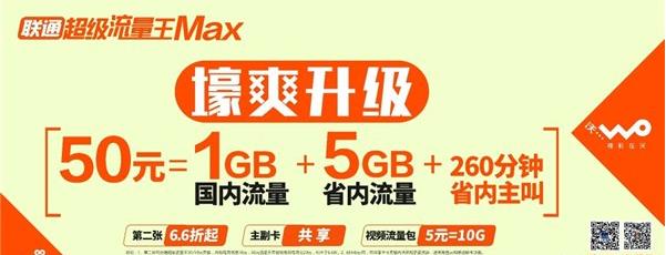 联通超级流量王MAX套餐是什么？河南联通超级流量王MAX套餐详细介绍[图]