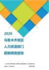 2020乌鲁木齐地区人力资源部门薪酬调查报告.pdf