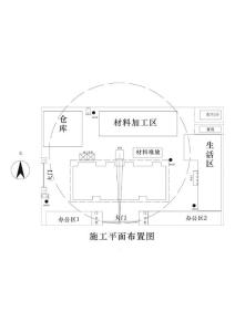 住宅楼工程施工平面布置图