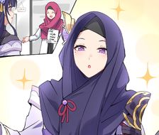 Trying hijab-原神genshinimpactfanart