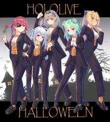 三期生でHappyHalloween(遅い)插画图片壁纸