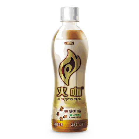 怡宝 麒麟（KIRIN）火咖 意式拿铁咖啡饮料 440ml*15 整箱装