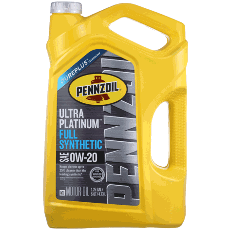 PENNZOIL 全合成机油 Ultra Platinum 0W-20  4.73L 美国原装进口