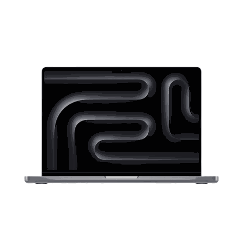 Apple/苹果AI笔记本/2023MacBookPro14英寸M3(8+10核)8G512G深空灰色笔记本电脑MTL73CH/A
