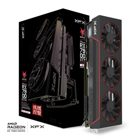 讯景（XFX）AMD RADEON RX 7900 XTX 24GB 凤凰涅槃 电竞游戏独立显卡