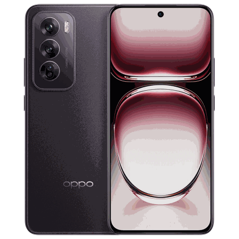 OPPO Reno12 超美小直屏 安卓Live图 天玑8250旗舰芯 12GB+256GB 乌木黑 长续航智能拍照 AI影像5G手机
