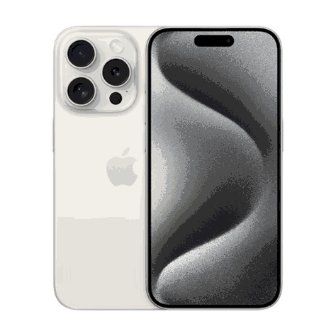 Apple/苹果 iPhone 15 Pro (A3104) 512GB 白色钛金属 支持移动联通电信5G 双卡双待手机