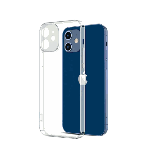 Snowkids 苹果12 Mini手机壳 iPhone 12 Mini保护套镜头全包超薄散热防摔外壳透明壳TPU硅胶软壳