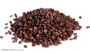 品味咖啡-一堆咖啡豆