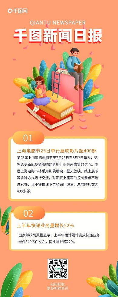 日报早报速报行业新闻快讯文章长图