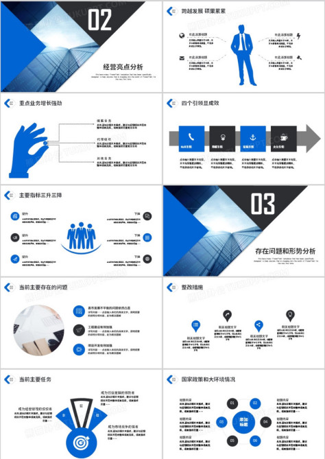 创意商务风年工作报告经营分析计划PPT模板no.2
