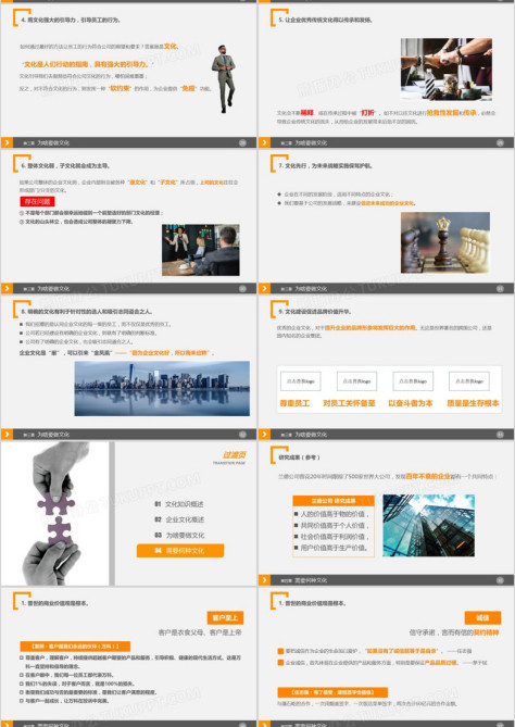 企业文化宣传培训通用PPT模板no.4
