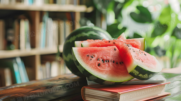 夏天小清新水果西瓜夏日唯美高清图片