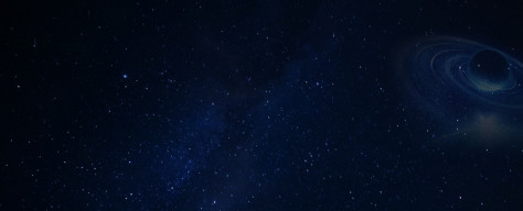 黑蓝色星空炫酷背景banner