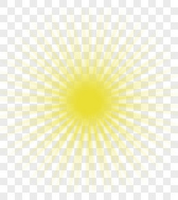 黄色放射亮光太阳