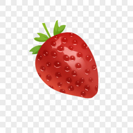 手绘卡通立夏水果草莓