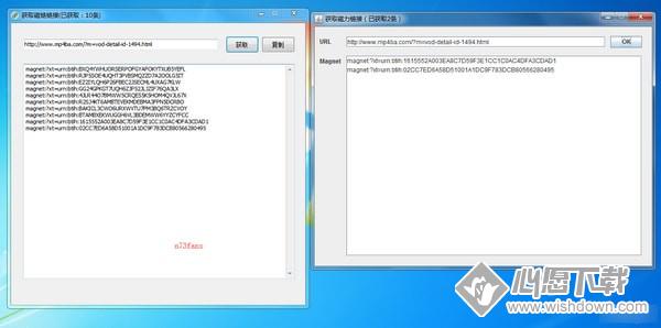 获取磁链链接工具_wishdown.com