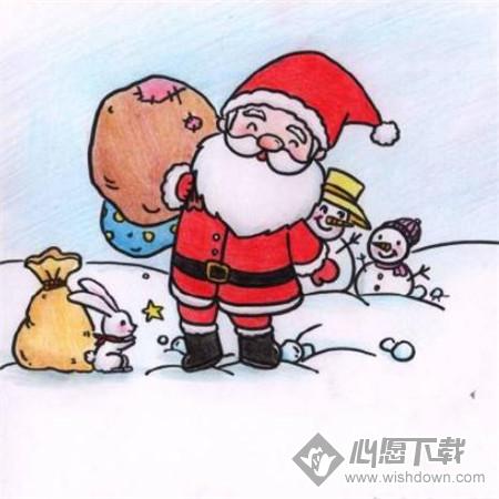 圣诞节图片简单点2018 好看的圣诞节简笔画图片_wishdown.com