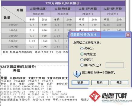 CorelDRAW X4表格制作功能详解_wishdown.com