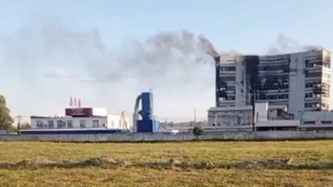 俄罗斯莫斯科州此前发生火灾的研究所再度起火