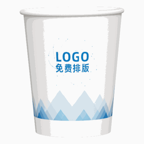 纸杯定制印logo一次性杯子印字整箱特厚装商用订制水杯定做1000只