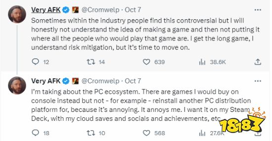 拉瑞安发行总监不看好GOG平台：玩PC游戏只用Steam