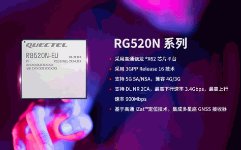 移远通信5G R16模组RG520N-EU率先通过CE、RCM认证