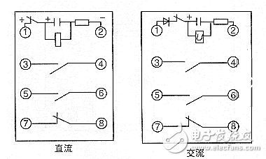 8脚继电器接线图（图文详解）