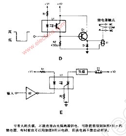 光隔离器和光耦合器接口电路（续）