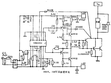 大功率开关—晶体管的重要任务电路图