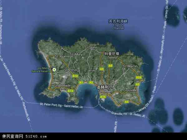 泽西岛卫星地图 - 泽西岛高清卫星地图 - 泽西岛高清航拍地图 - 2024年泽西岛高清卫星地图
