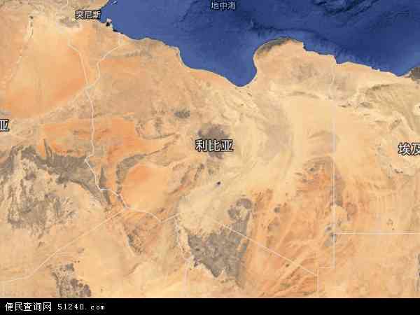 利比亚卫星地图 - 利比亚高清卫星地图 - 利比亚高清航拍地图 - 2024年利比亚高清卫星地图