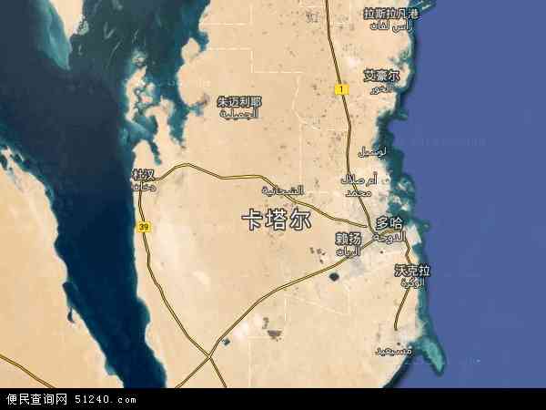 卡塔尔卫星地图 - 卡塔尔高清卫星地图 - 卡塔尔高清航拍地图 - 2024年卡塔尔高清卫星地图