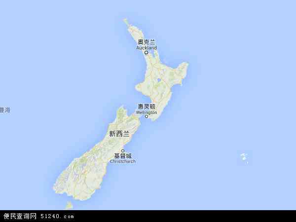 新西兰地图 - 新西兰电子地图 - 新西兰高清地图 - 2024年新西兰地图