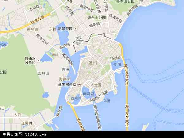 澳门地图 - 澳门电子地图 - 澳门高清地图 - 2024年澳门地图