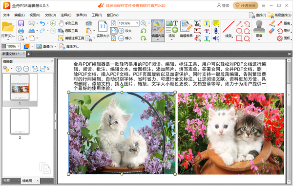 金舟PDF编辑器怎么设置文本行距_怎么添加图片背景