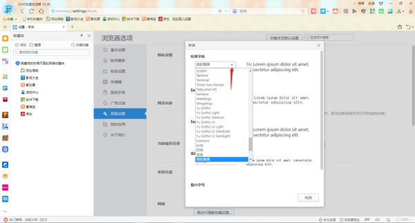 2345加速浏览器怎么修改字体_怎么设置主页