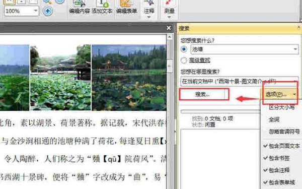 怎么查找PDF文件中的关键词?pdf怎么搜索关键词