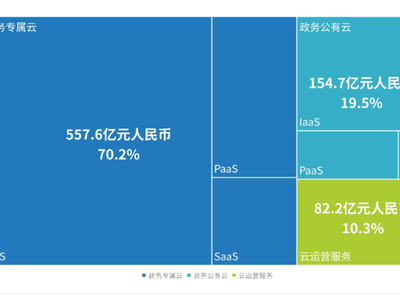 大模型引领增长 IDC：2023年中国政务云市场规模达794.5亿