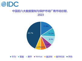 IDC：2023年中国DP&P市场健康增长，华为份额居首