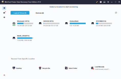 MiniTool Power Data Recovery