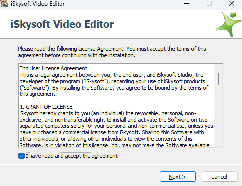 iSkysoft Video Editor