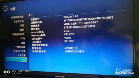 内蒙古电信中兴B860AV1.1-T2成功刷机的，进！