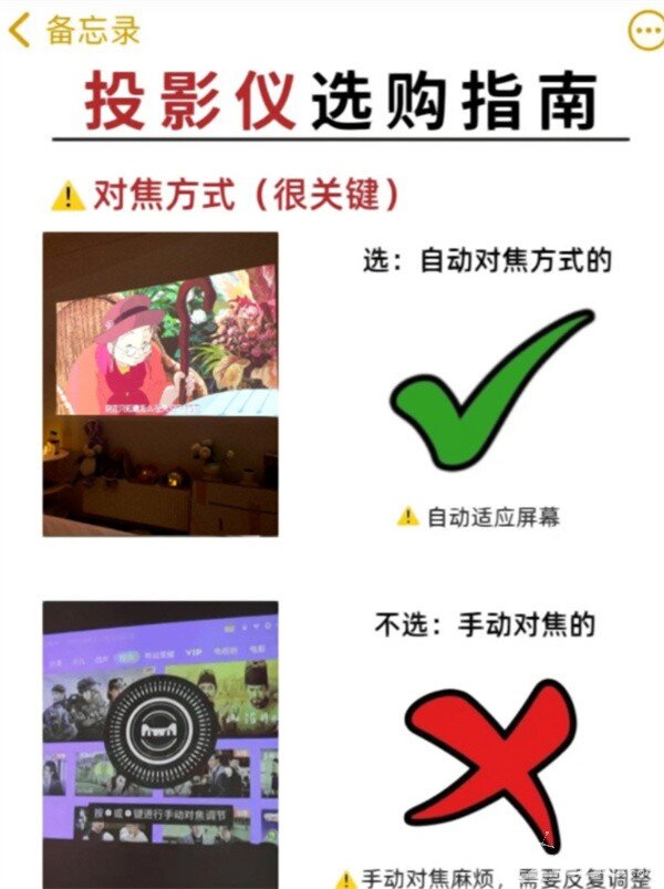 【小白必看】一张图看懂怎么选投影,投影选购指南简单易懂