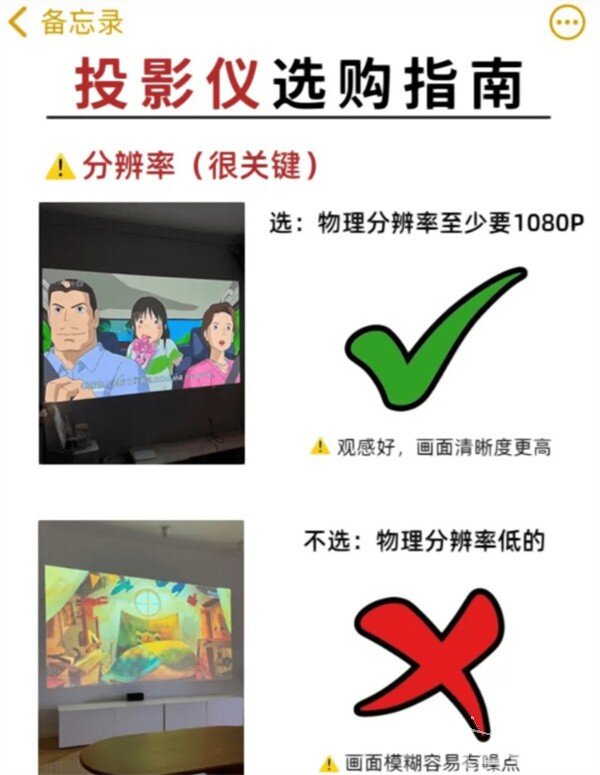 【小白必看】一张图看懂怎么选投影,投影选购指南简单易懂