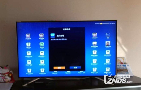 夏普 LCD-50U1A安装第三方软件、当贝市场，看电视直播