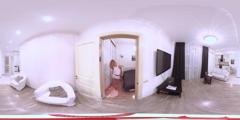 【360全景视频】360视频女孩VR - 上床睡觉之前
