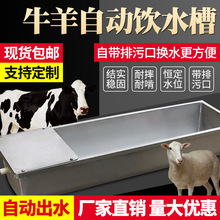 牛羊用自动饮水器不锈钢喝水喂水神器电加热恒温水槽新型羊槽食槽