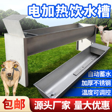电加热不锈钢牛羊槽恒温饮水槽马牛槽羊槽自动饮水器牛羊养殖设备